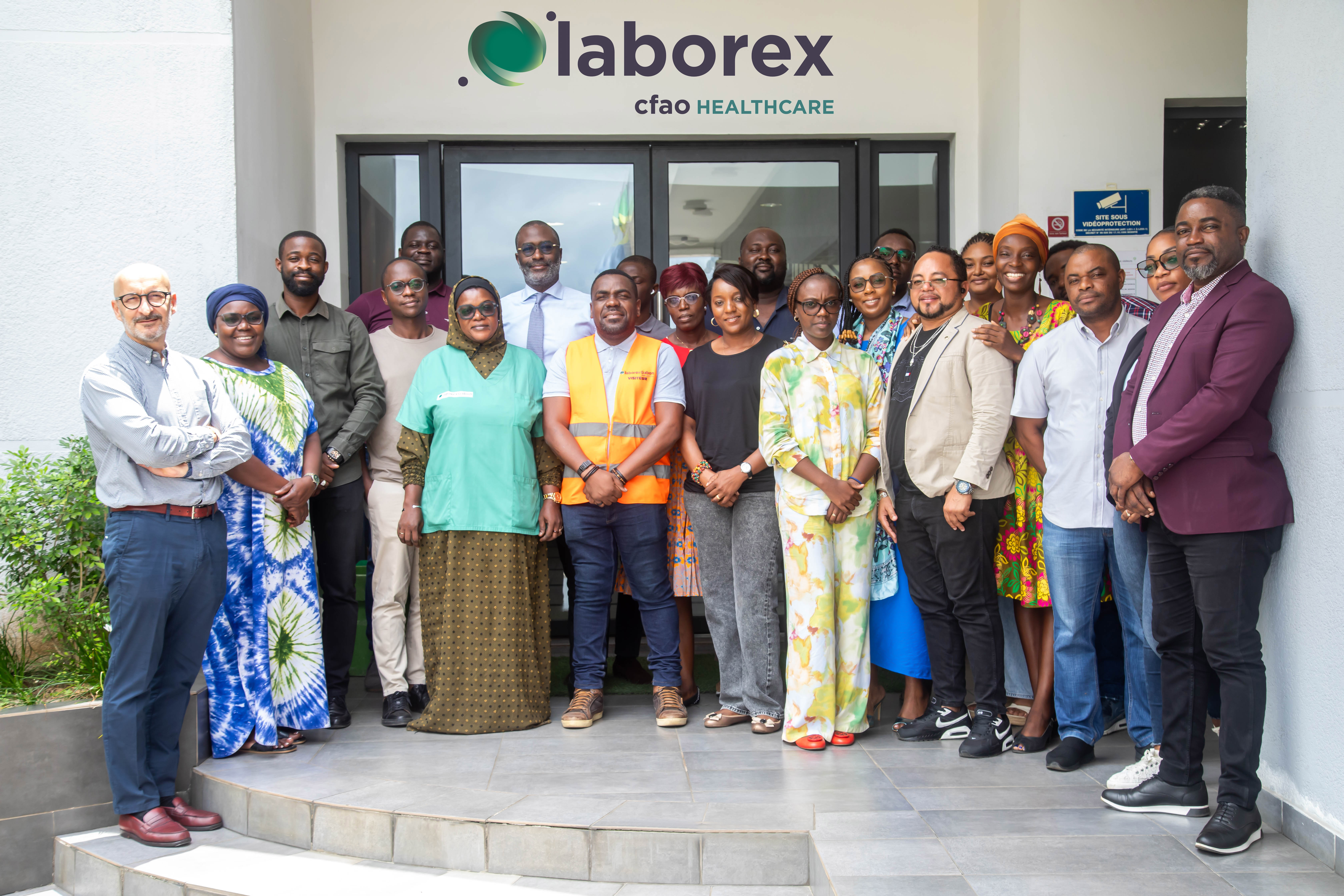 Laborex GABON Team in LIBREVILLE